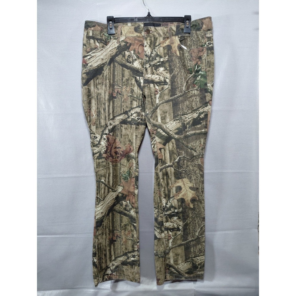 Mossy Oak‎ Flare Pants Women's 14 Break Up Infinity Camouflage